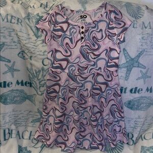 5️⃣ FOR 2️⃣0️⃣ SALE 🏷️ Girls SO Pink and Purple Swirl Dress